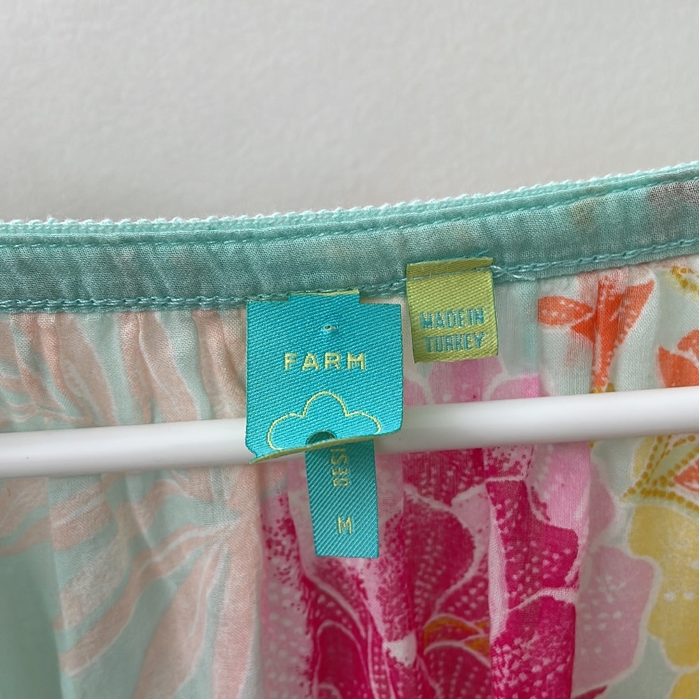 Farm Rio Floral Blouse M - Picture 3 of 12